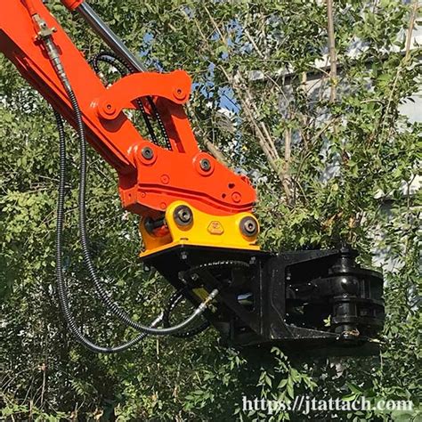 mini excavator wood shear|mini excavator tree shear.